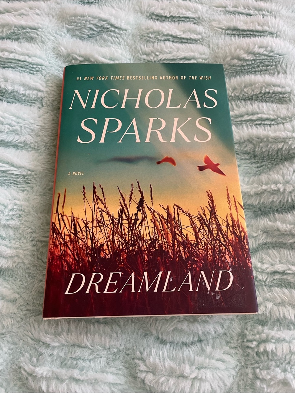 Dreamland Hardcover Coffee Table Book by Nicholas Sparks in Teal and Orange
